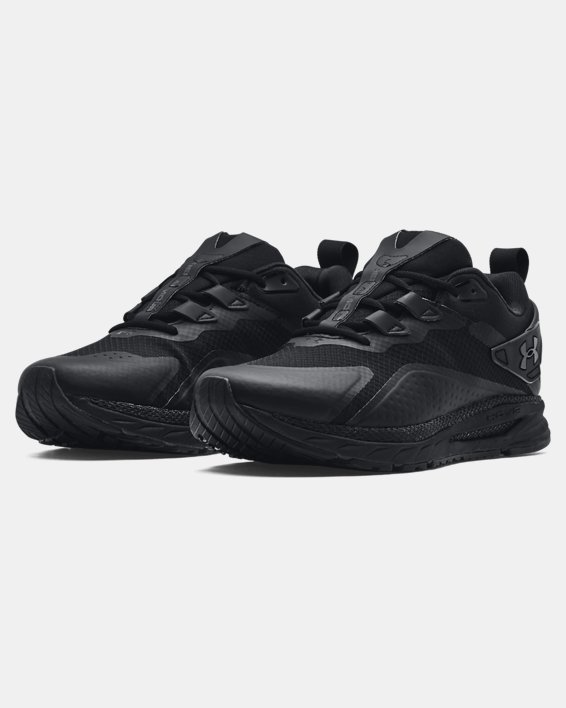Men's UA HOVR™ MVMNT Sportstyle Shoes, Black, pdpMainDesktop image number 3